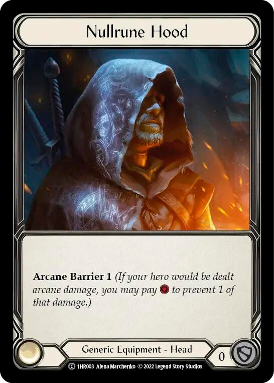 Image for Nullrune Hood [Historic Pack 1 Blitz Deck: Rhinar]