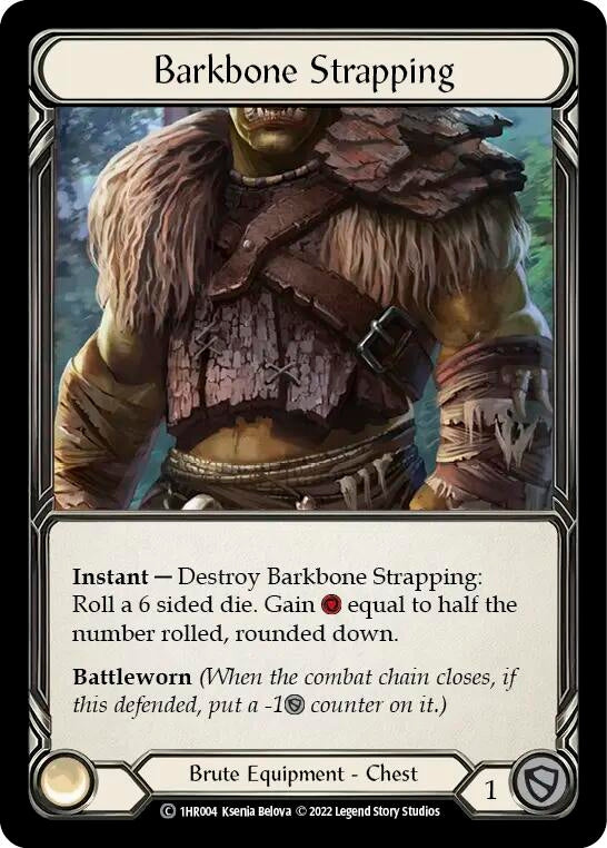 Image for Barkbone Strapping [Historic Pack 1 Blitz Deck: Rhinar]