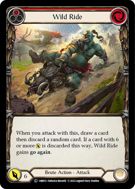 Image for Wild Ride (Red) [Historic Pack 1 Blitz Deck: Rhinar]