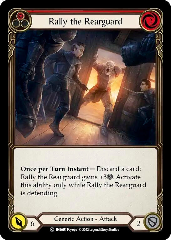Image for Rally the Rearguard (Red) [Historic Pack 1 Blitz Deck: Rhinar]