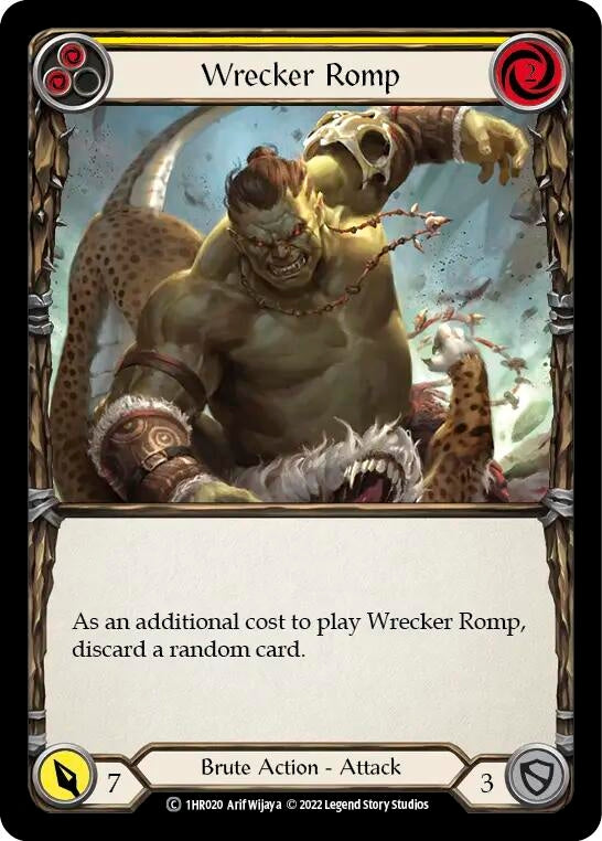 Image for Wrecker Romp (Yellow) [Historic Pack 1 Blitz Deck: Rhinar]