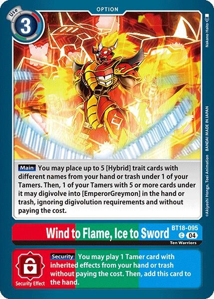 Image for Wind to Flame, Ice to Sword [Release Special Booster 2.0]
