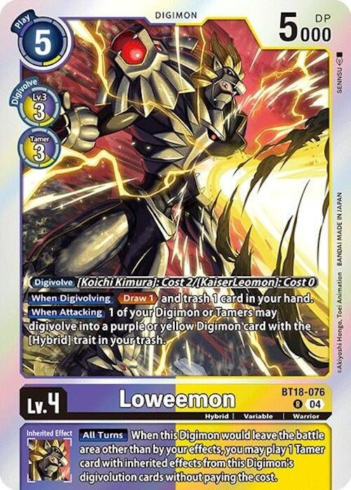 Image for Loweemon (BT18-076 R) (Release Special Booster 2.0) (BT18-19) - Digimon Card Game