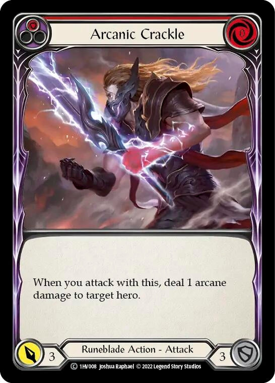 Image for Arcanic Crackle (Red) [Historic Pack 1 Blitz Deck: Viserai]