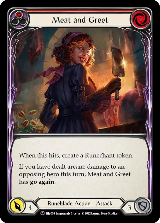 Image for Meat and Greet (Red) [Historic Pack 1 Blitz Deck: Viserai]