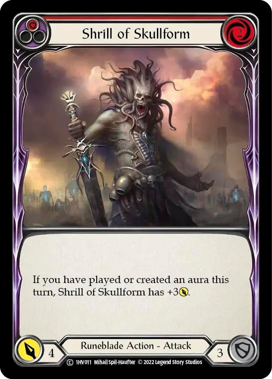 Image for Shrill of Skullform (Red) [Historic Pack 1 Blitz Deck: Viserai]