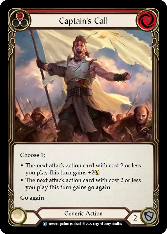 Image for Captain's Call (Red) [Historic Pack 1 Blitz Deck: Viserai]