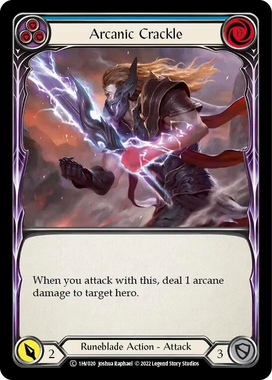 Image for Arcanic Crackle (Blue) [Historic Pack 1 Blitz Deck: Viserai]