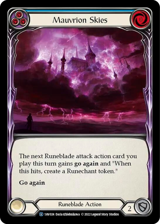 Image for Mauvrion Skies (Blue) [Historic Pack 1 Blitz Deck: Viserai]