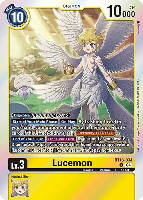 Image for Lucemon (BT18-034 R) (Release Special Booster 2.0) (BT18-19) - Digimon Card Game