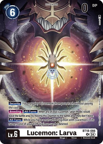 Image for Lucemon: Larva [Release Special Booster 2.0]