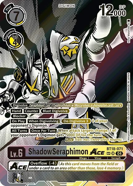 Image for ShadowSeraphimon ACE (Textured) [Release Special Booster 2.0]