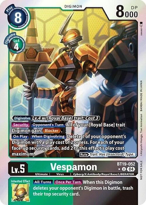 Image for Vespamon (Release Special Booster 2.0: Box Promotion Pack) (BT19-052 U) [BT18-20]