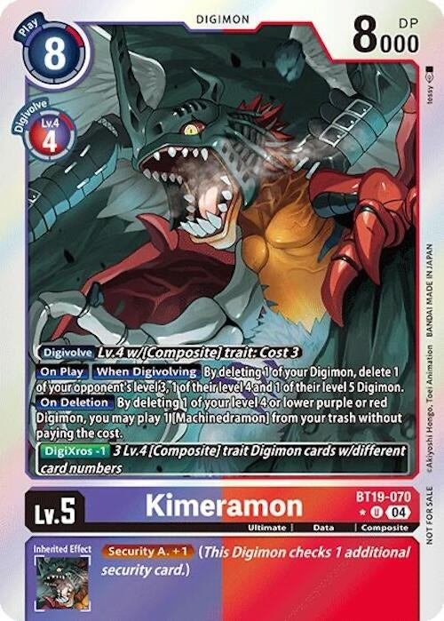 Image for Kimeramon (Release Special Booster 2.0: Box Promotion Pack) (BT19-070 U) [BT18-20]