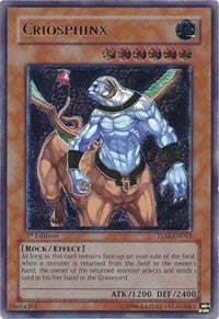 Criosphinx (UTR) [TLM-EN013] Ultimate Rare