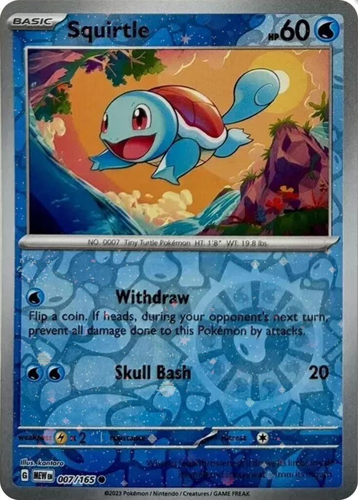 Image for Squirtle - 007/165 (Cosmos Holo) (Costco Exclusive) [SV: Scarlet & Violet 151]