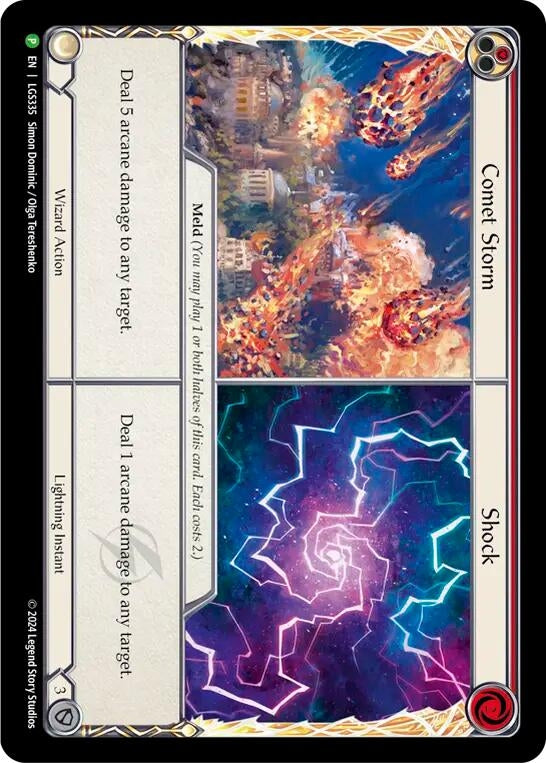 Image for Comet Storm // Shock [Flesh and Blood: Promo Cards]