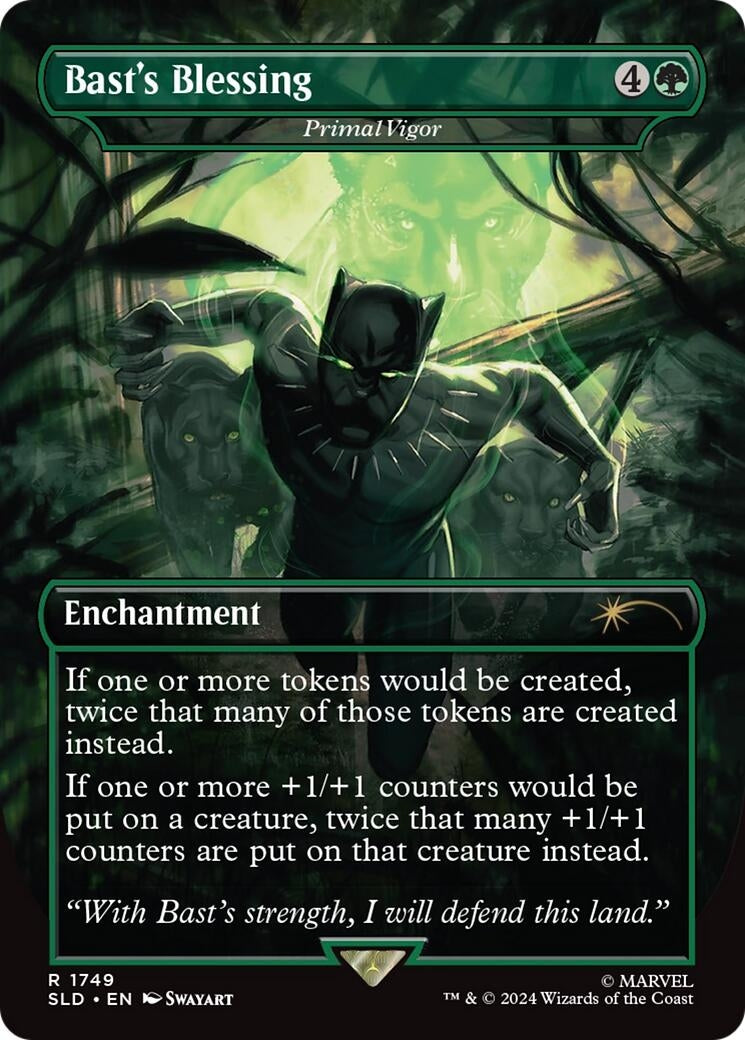 Image for Bast's Blessing - Primal Vigor (Rainbow Foil)