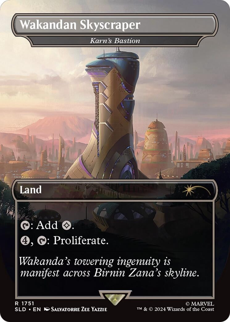 Image for Wakandan Skyscraper - Karn's Bastion (Rainbow Foil)