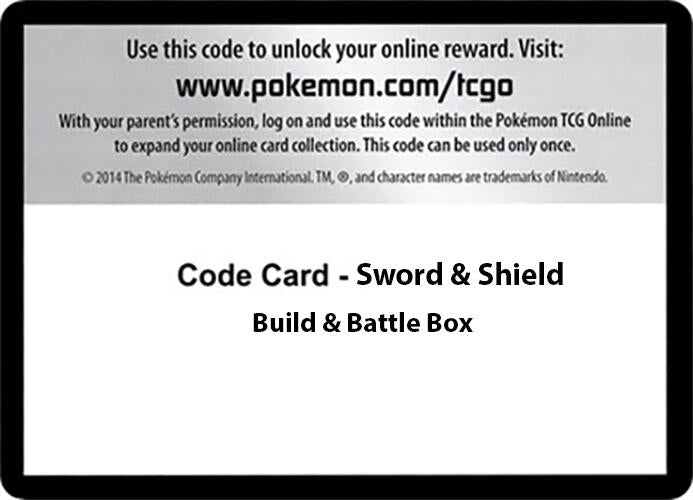 Image for Code Card - Sword & Shield Build & Battle Box [SWSH01]