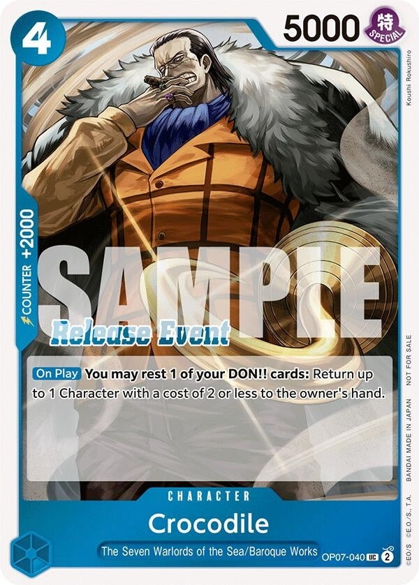 Image for Crocodile (ST15 - ST20 Release Event Winner Pack) [One Piece Promotion Cards]
