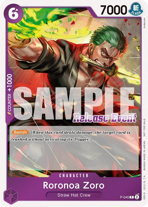 Image for Roronoa Zoro (ST15 - ST20 Release Event Winner Pack) [One Piece Promotion Cards]