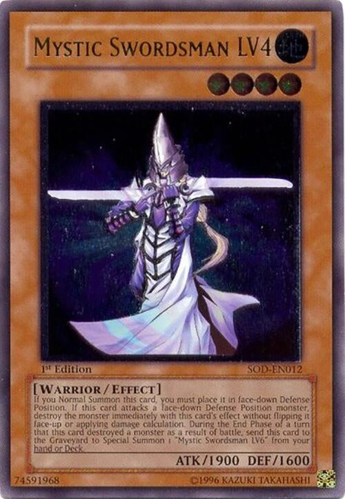 Mystic Swordsman LV4 UTR (SOD-EN012)