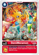 Image for DemiMeramon (BT18-001 U) (Release Special Booster 2.0 Celebration Event Cards) (BT18-19_PR) - Digimon Card Game