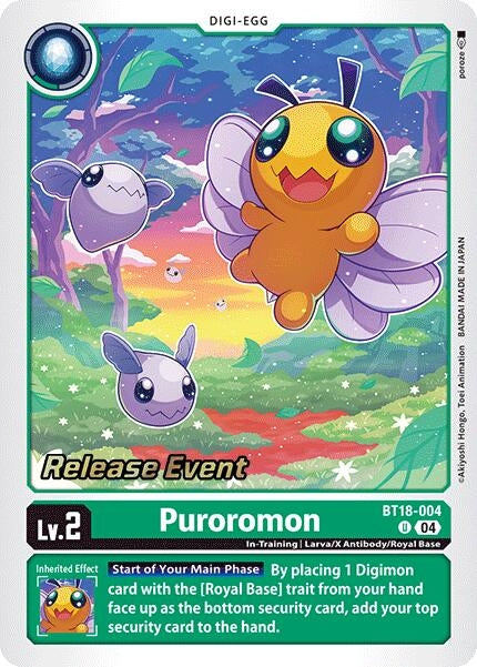 Image for Puroromon (BT18-004 U) (Release Special Booster 2.0 Celebration Event Cards) (BT18-19_PR) - Digimon Card Game