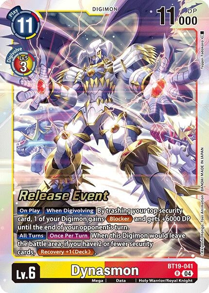 Image for Dynasmon (BT19-041 R) (Release Special Booster 2.0 Celebration Event Cards) (BT18-19_PR) - Digimon Card Game