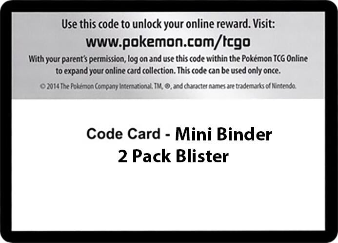 Image for Code Card - Mini Binder 2 Pack Blister [SM02]