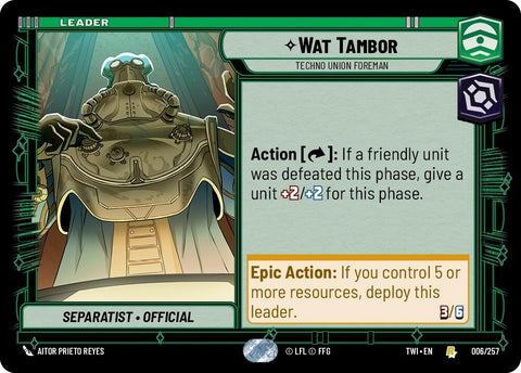Image for Wat Tambor - Techno Union Foreman [Twilight of the Republic]