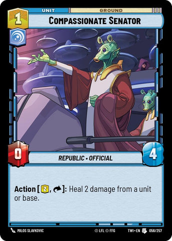 Image for Compassionate Senator [Twilight of the Republic]