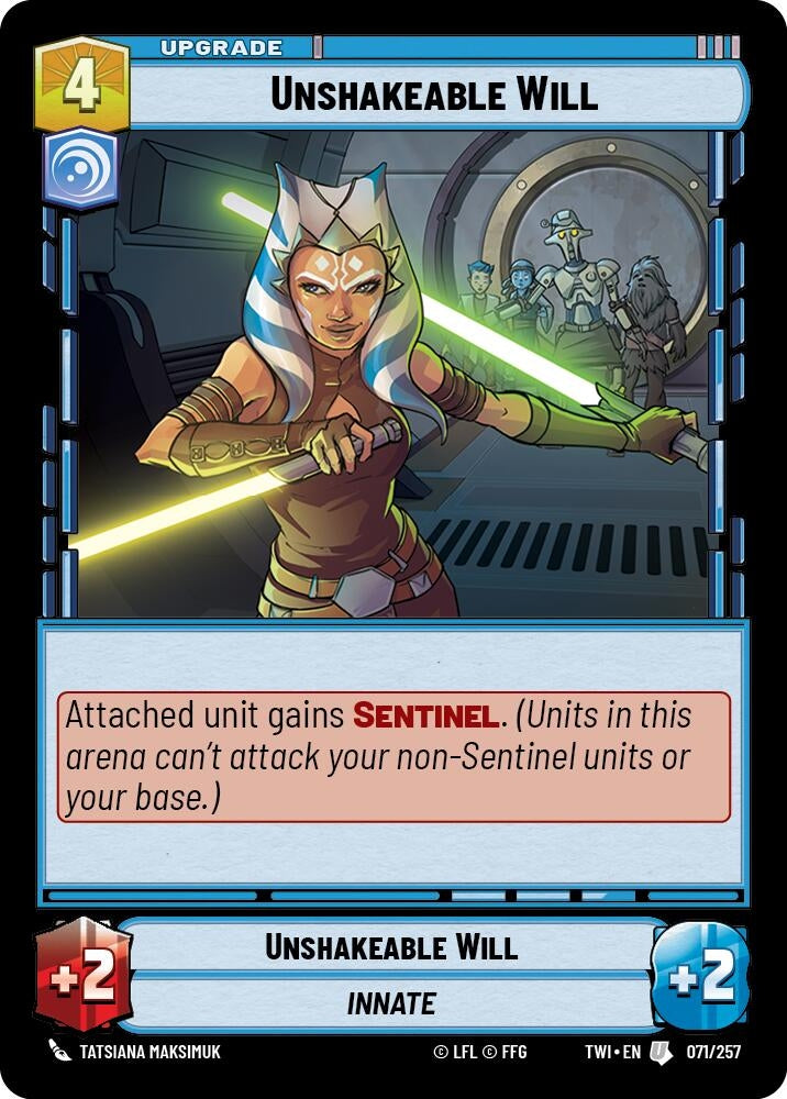 Image for Unshakeable Will [Twilight of the Republic]