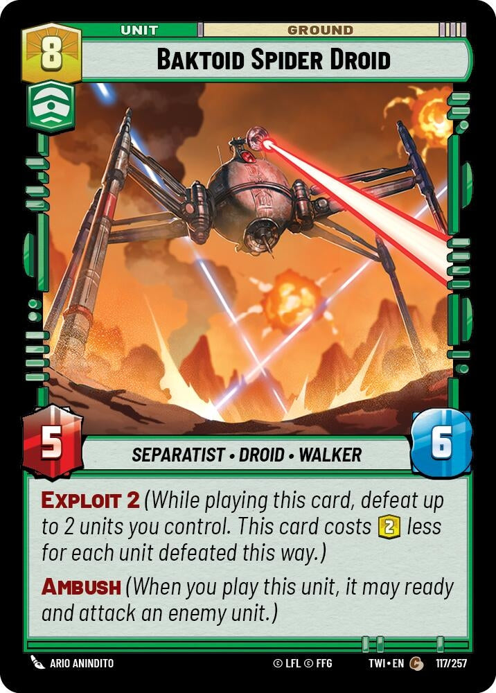Image for Baktoid Spider Droid [Twilight of the Republic]