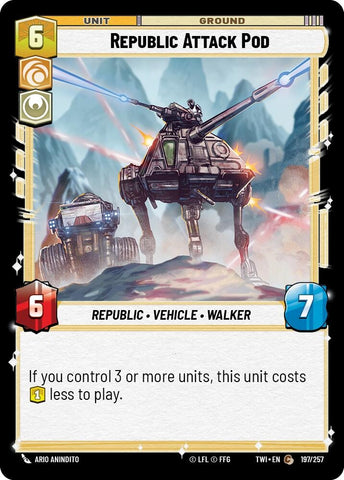 Image for Republic Attack Pod [Twilight of the Republic]