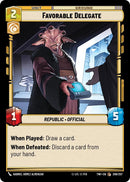 Image for Favorable Delegate [Twilight of the Republic]