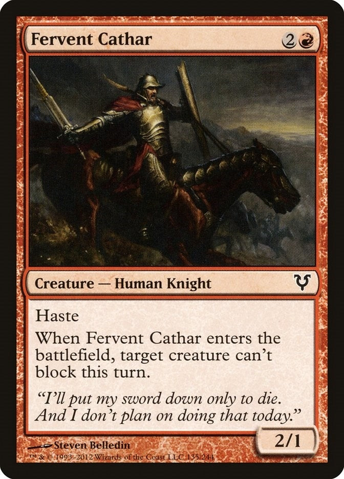 Fervent Cathar (135) [AVR]