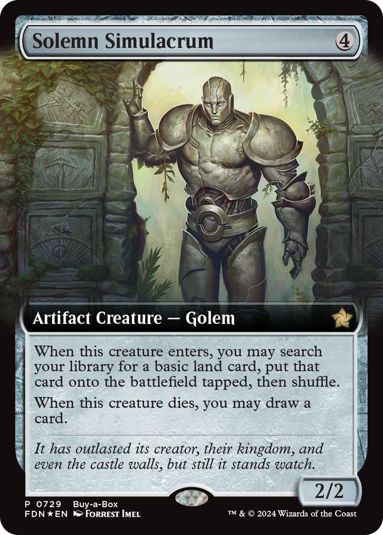 Image for Solemn Simulacrum (Extended Art) (729) [BABP]