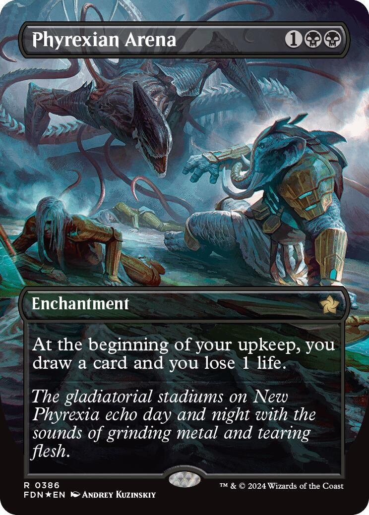 Image for Phyrexian Arena (Borderless) (Mana Foil)