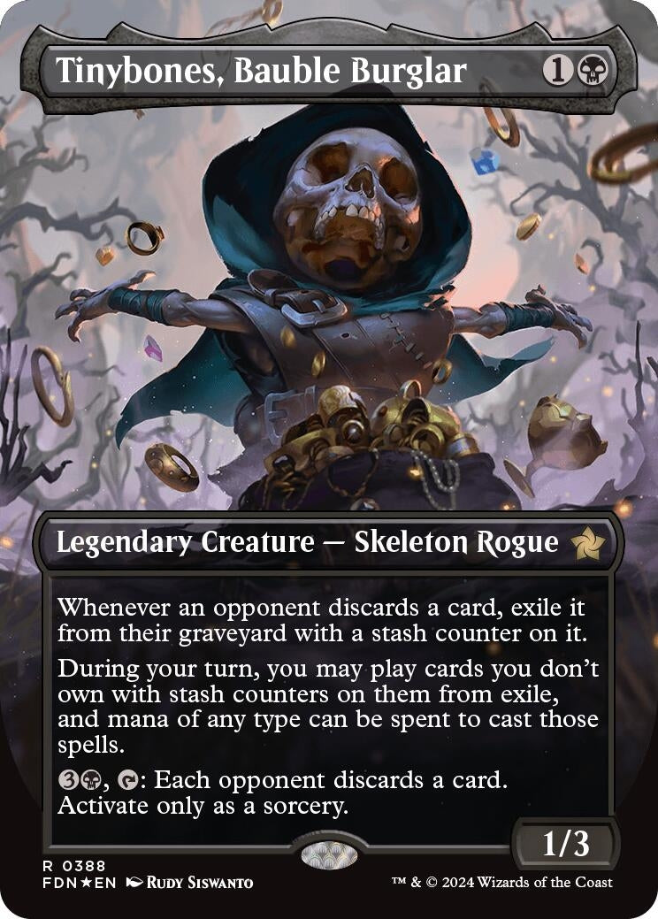 Image for Tinybones, Bauble Burglar (Borderless) (Mana Foil)