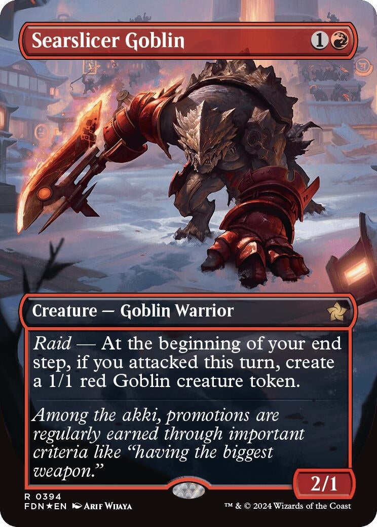 Image for Searslicer Goblin (Borderless) (Mana Foil)