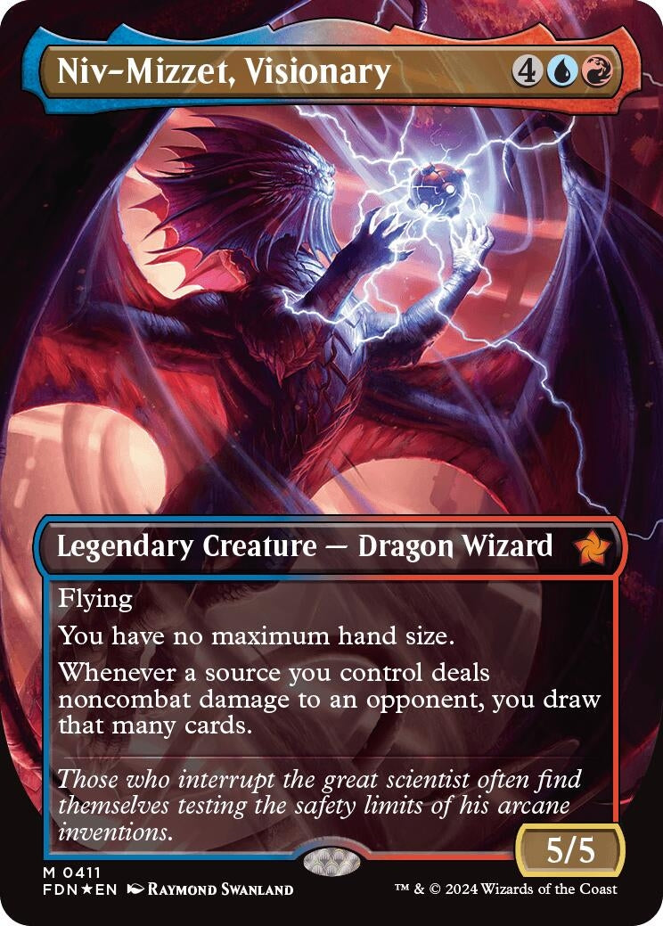 Image for Niv-Mizzet, Visionary (Borderless) (Mana Foil)