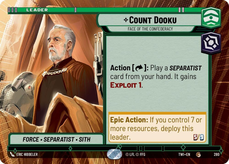 Image for Count Dooku - Face of the Confederacy (Hyperspace) [Twilight of the Republic]