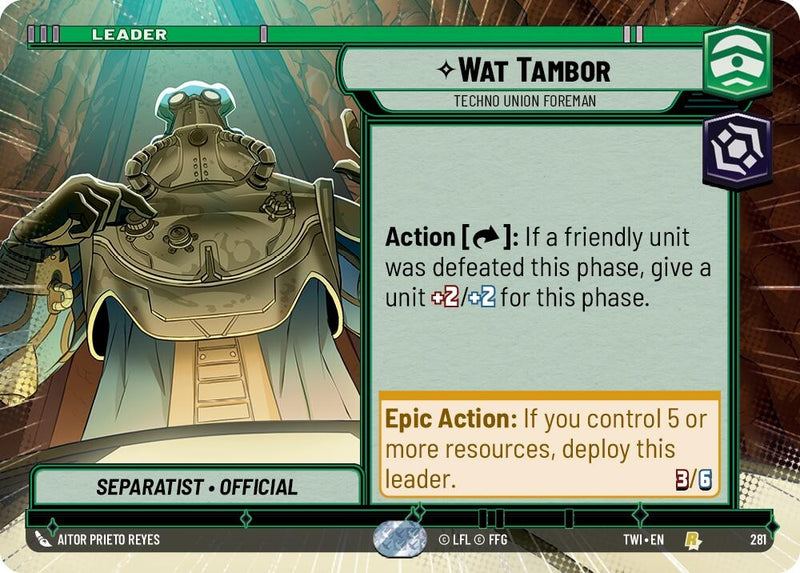 Image for Wat Tambor - Techno Union Foreman (Hyperspace) [Twilight of the Republic]