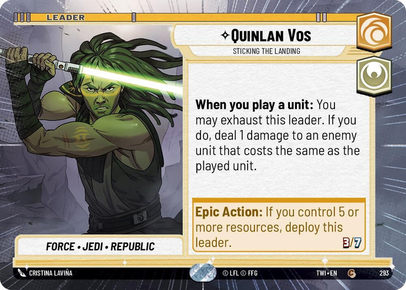 Image for Quinlan Vos - Sticking the Landing (Hyperspace) [Twilight of the Republic]