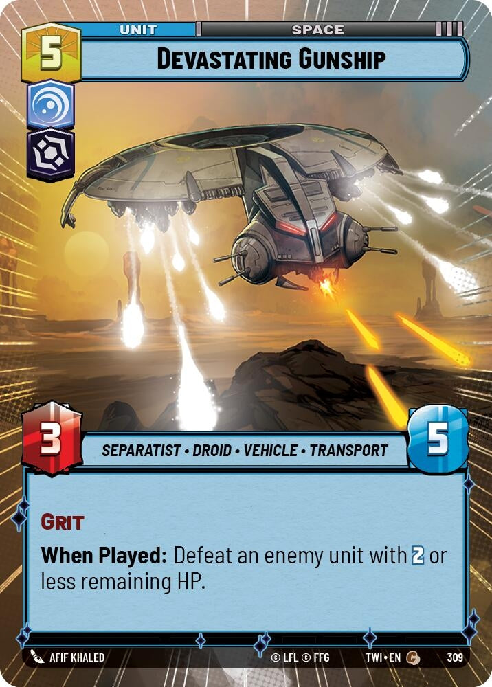 Image for Devastating Gunship (Hyperspace) [Twilight of the Republic]