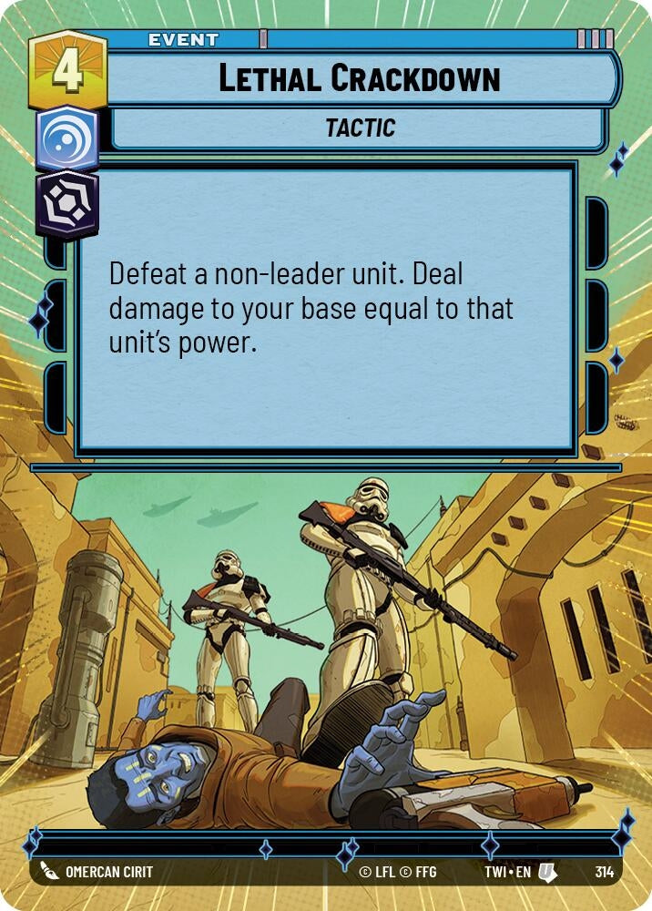 Image for Lethal Crackdown (Hyperspace) [Twilight of the Republic]