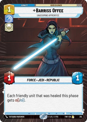 Image for Barriss Offee - Unassuming Apprentice (Hyperspace) [Twilight of the Republic]