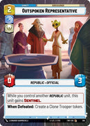 Image for Outspoken Representative (Hyperspace) [Twilight of the Republic]